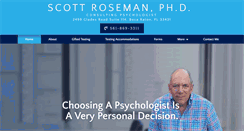 Desktop Screenshot of drscottroseman.com